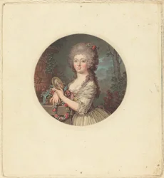 Portret młodej księżniczki.