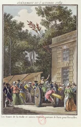 Kobiety z Les Halles maszerujące do Wersalu, 5 października 1789 r.