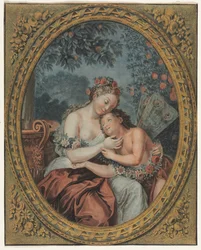 Zefir i Flore, c. 1776.