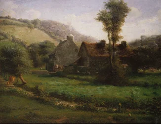 Chata w krajobrazie, ok.1871