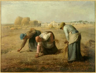 Kłosobieraczki. Obraz Jeana François Milleta, 1814-1875