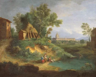 Hotel des Invalides, widok z Grenouillere