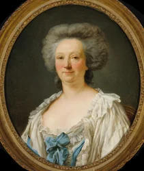 Portret Madame Geoffrin 1699-1777, 1787.