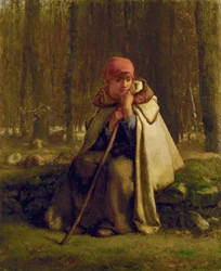 Francuski:  Bergère assise Siedząca pasterka