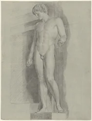 Studium posągu zwanego Albani Antinous