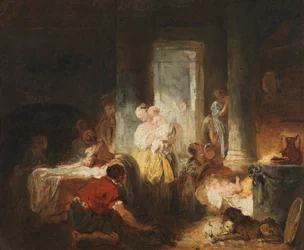 Wnętrze rzymskie, ok. 1760 (olej na płótnie)