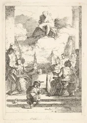 Uczta Antoniego i Kleopatry, ca. 1764.