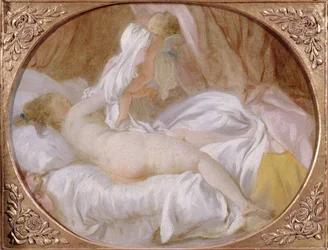 Zdjęta koszulka lub rozbierająca się dama, przed 1778 r.