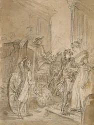 Wyjazd autokarem, ok. 1780-89