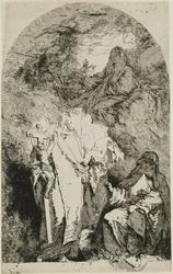 Madonna z Św. Katarzyna, Róża z Limy i Agnes z Montepulciano