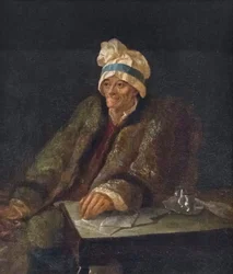 Portret Woltera (olej na płótnie)