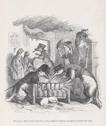 Jak tylko postawiłem stopę na wyspie... ze Scen z życia prywatnego i publicznego..., ok. godz. 1837-47.