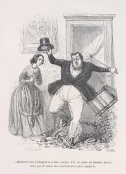 ...Cieszę się, że uszło mi to tak tanio. z Małej niedoli ludzkiego życia, 1843.
