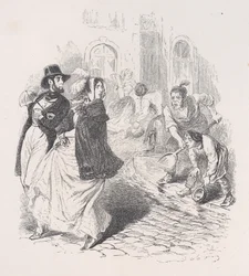 Tylko wszędzie są krany z wodą, konewki dowolnego kształtu, łopaty i garnki dowolnej wielkości..., 1843.