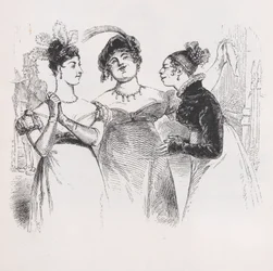 Opinia tych Pań z Dzieł Wszystkich Bérangera, 1836.