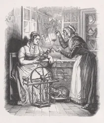 Więzień wojenny z Dzieł wszystkich Bérangera, 1836.