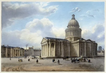 Panteon - w „Spaceru po Paryżu i okolicach”, proj. Jacottet i Benoist, ok. 1930 r. 1840