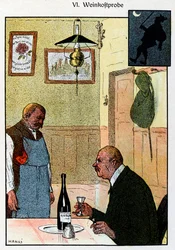 Vosges Bilder (obrazy Wogezów); wino z Alzacji