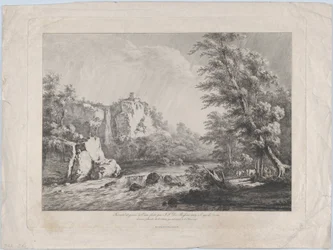 Brzoza wyrwana przez burzę, 1809.