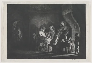Wieczór na wsi, 1800.