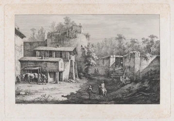 Krajobraz z Kowalem, Widok Terrebasse, Francja, 1808.