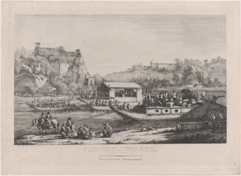 Papież Pius VII nad Saoną, 1805.