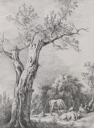 Wiosna, po rysunku wykonanym w Saint-Chamond, 1795.