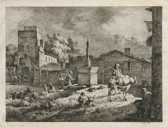 Widok Saint-Andeol, 1774.