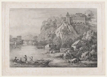 Widok klasztoru karmelitów bosych w Lyonie, 1807 r.