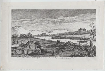 Widok zamku w Madrycie pod Paryżem, 1764 r.