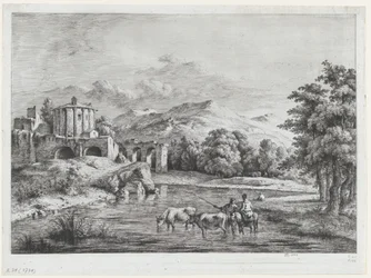 Widok świątyni Westy, 1774.