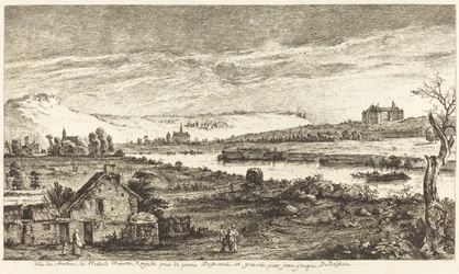 Widok na zamek w Madrycie