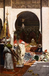 Prezenty pashy, przed 1883 (olej na płótnie)