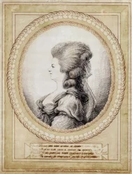 Portret austriackiej Marii Antoniny.