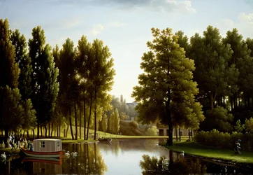 Francuski: Le parc à Mortefontaine Park w Mortefontaine