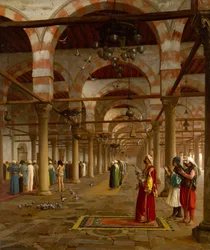 Modlitwa w meczecie, 1871.