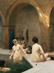 Kąpiące się, ok. 1889