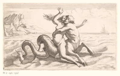Triton porywa kobietę