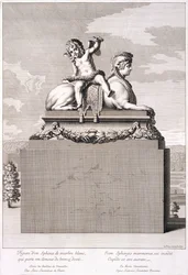 Figura Sfinksa w Wersalu, 1676