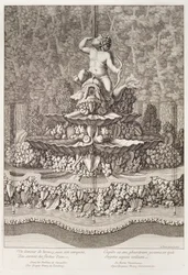 Fontanna z kupidynem autorstwa Gaspara Marcy w Wersalu, 1676