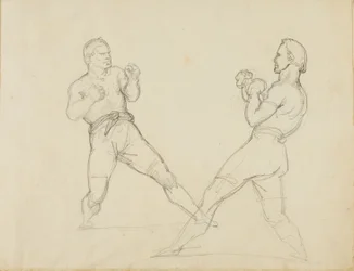 Sparing dwóch bokserów