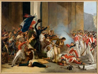 Francja: zdobycie Luwru, 29 lipca 1830 r.; masakra Gwardii Szwajcarskiej
