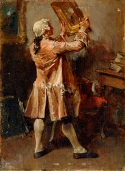 Miłośnik malarstwa, XIX w.