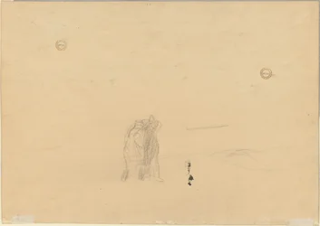 Postacie w krajobrazie (verso)