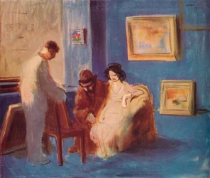 Sprzedawca obrazów, ok. 1927 r.