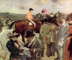 Wyścig konny, ok. 1890