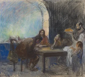 Wieczerza w Emaus, prawdopodobnie ok. 19121913.