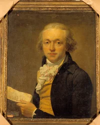 Portret Josepha Delaunaya (1746-1794), członka Zgromadzenia Narodowego i Konwentu. Obraz Jeana Louisa Laneuville