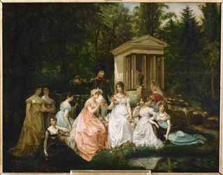Róża z Malmaison", ok. 1867 (obraz na płótnie)
