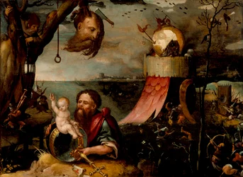 Święty Krzysztof z Dzieciątkiem, ok. 1550 r.